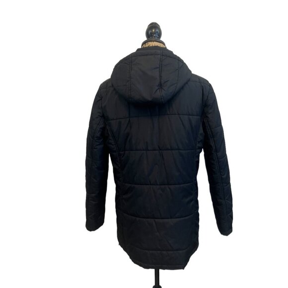 Kenneth Cole Men's Black Quarter Zip Pull Over Quilted Jacket Large - Picture 5 of 7